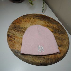 NY Yankees Pink Beanie